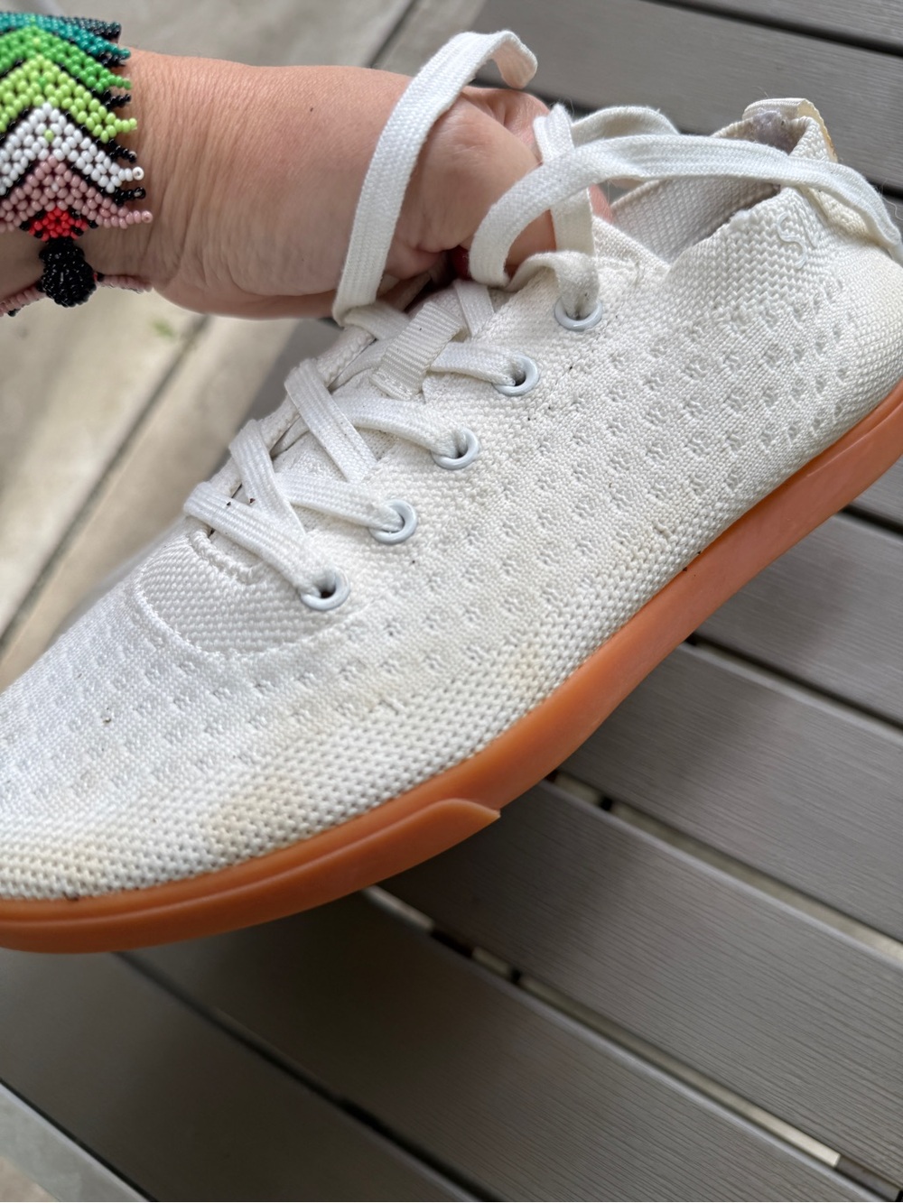 Suavs the Zilker Marshmallow - Gum Women's Go Anywhere DO Anything Shoes Size 7 - Picture 11 of 11